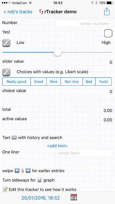 values: numbers, text,              textbox, slider, choice, boolean, function too