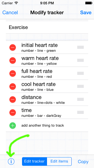 Reminders are a tracker-wide feature